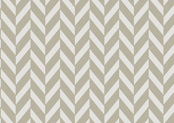 Chevron Stripe, Taupe - Roman Blind - Image 7